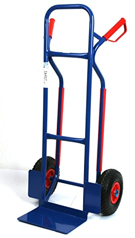 Sackkarre, Gleitkufen 250 kg 111x50x53 cm, blau (Transportkarre Stapelkarre Handkarre)