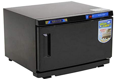 16L/32L Hot Towel Warmer Cabinet Towel Sterilizer High Temperature Facial Spa Beauty Salon Hotel Home Barber Shop Black, Black, 16L