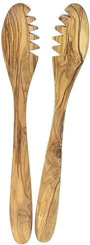 Premier Housewares 1104747 Serviteurs à salade en bois d'olivier