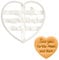 BAKERLOGY Love You to The Moon and Back in Cursive Cookie Cutter - Detailed Biscuit Cutter Design for Baking and Crafts, Ideal on Fondant, Dough, Clay