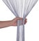 WedDecor Schnur Vorhänge Glitzer Fransen Panel Fliegengitter Zimmer Organizer Quaste Vorhang für Türen, Türöffnung, Windows, Wohnkultur, Ereignis Dekoration, (90cm x 200cm) - Silbern, 90 x 200cm