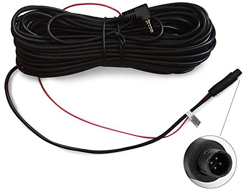 WOLFBOX 33FT Rückkamerakabel, Längeres Ersatzkabel für G840S/G840H/G850/G900/G930/i07 Rückfahrkamera (4-polig, 2,5 mm)