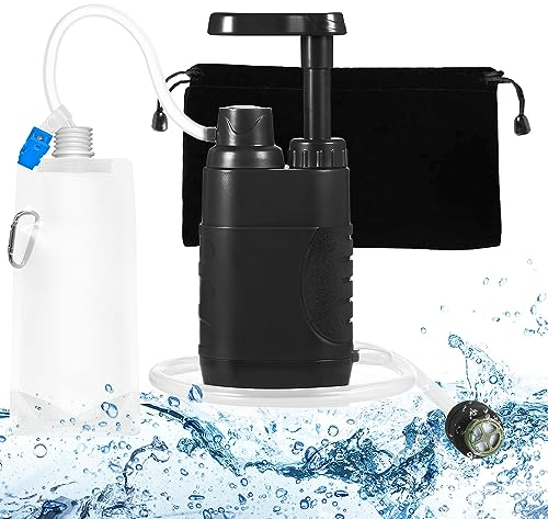 Lixada Filtres Noyau Purificateur, Personnelle Filtre d’Eau de l'eau de Rechange de Filtre de Paille d'eau pour la Randonnée Le Voyage Les Sports en Plein Air en Situation d’Urgence