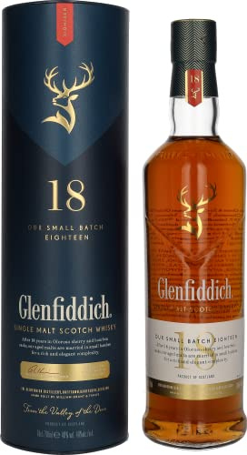 Glenfiddich 18 Years Old OUR SMALL BATCH 18 40% Vol. 0,7l in Geschenkbox