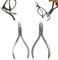 Spire Tools® Lot de 2 pinces à monture de lunettes 15,2 cm avec mâchoire ronde en nylon et nez plat pour ajuster les bras de lunettes