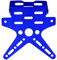 Motorrad Kennzeichenhalter,MoreChioce Aluminiumlegierung Motorrad Nummernschildhalter 168mm x 160mm Halteplatte Halterung für Motorrad Roller,Blau