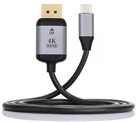cablecc USB-C USB 3.1 Type C Source to DisplayPort DP Displays Male 4K Monitor Cable for Laptop 1.8m