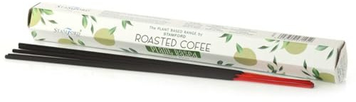 6x Roasted Coffee Incence Sticks Premium Plant Based Stamford Hex 23cm Long Incense Sticks