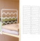 LIKEUDO 6 Stück Verstellbare Kleiderschrank Regaltrenner Set Regalsystem Ohne Bohren Schränke Organisation Schrankteiler Trenngitter Schrankregalteiler Holz Schrank Organizer