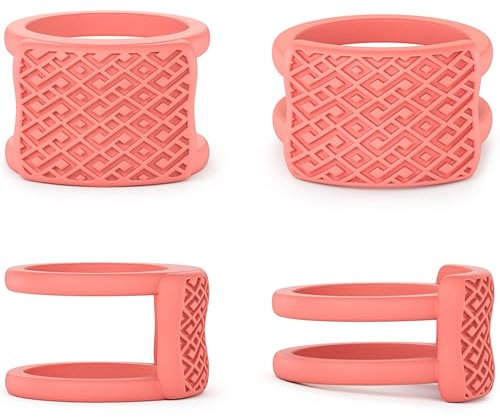 RINFIT Ring Protector for Working Out - Wedding & Engagement Ring Cover - Silicone Guard - Set of Two: 4mm & 9mm