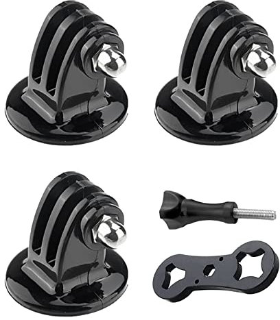 Higatful Tripod Mount Adapter Screw Mount Accessories Compatible for Insta360 One X3 X2 RS R Go 2, Gopro Hero 11 10 9 8 7 6 5 4 3+ Max Fusion, DJI OSMO Action 3 Camera