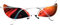 Donquixote Doflamingo Cosplay Sonnenbrille Orange Sonnenbrille Damen Herren Sonnenbrille Sport Sonnenbrille Anime Cosplay Zubehör