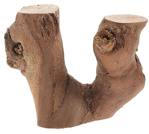 Garneck 1stk Ornamente Aus Grapewood-zweigen Eingetopft Mini-stumpfstatue Kleines Aquarium Baumstumpf Stamm Pflanzer Basis Blumentopf Miniatur-gartenzweige Schreibtisch Traube Holz