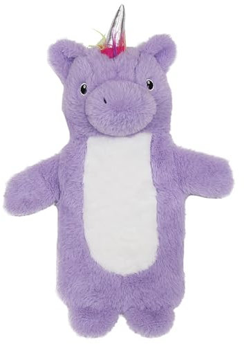 Lesser & Pavey Kids Hot Water Bottle Teddy | Lovely Bottle Animal for Kids & Adults | Unicorn Cuddly Water Bottlle in Multiple Animal Shapes - Cute and Soft