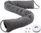 AUSYIWI Boudin de Porte Isolant Froid 93 cm, Bas de Porte Isolant Thermique, Anti Froid et Anti Bruit, Coussin de Porte Tissu Butée de Courant d'air lestée pour Bas de Porte