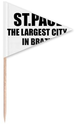 ST.Paul - Palillo de dientes con diseño de la ciudad más grande de Brasil