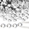 1440 Pieces Strasssteine, Hotfix Glitzersteine, Strasssteine Silber 4,8mm (SS20), Glas zum Basteln, Schmucksteine zum aufkleben, Kleidung Aufbügeln, DIY-Handwerk, Schuhe, Nagelkunst, Textilien