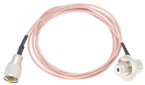 eMagTech CB Radio Extension Cable UHF PL259 Male to UHF SO239 Female Extension Cable RG316 for Vehicle Car SUV CB Radio Ham Radio Two Way Radio Amateur Radio