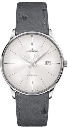 JUNGHANS Herren-Automatikuhr Meister mit Lederband 27/4416.02