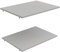 möbelando Einlegeboden >Ghost< (2er-Set) in Matt weiß - 56x3x39,1cm (BxHxT)