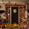 2 Stück Halloween Veranda Banner, Halloween Süßes oder Saures Banner, Halloween Türdekorationen Hocus Pocus, Haustür Veranda Banner, Halloween-Hängeschild für Zuhause, Büro, Hinterhof, Garten