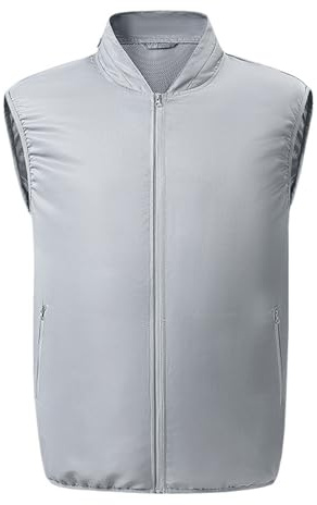 Meichoon Cooling Vest Wearable Air Conditioner Waistcoat Adjustable Wind Speeds Ideal for Outdoor Work and Activities