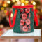 BAKAJI Borsa Scatola Portaoggetti per Ornamenti Decorazioni e Addobbi Natalizi, Contenitore Palline di Natale e Luci per Albero Natalizio, Portatutto con Maniglie per Trasporto e Finestra Trasparente