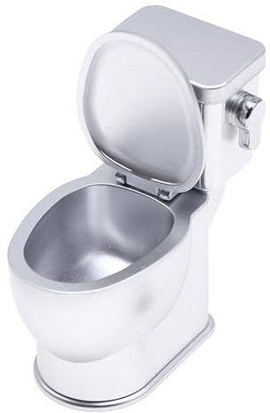 Doll House Toilet - Mi-ni Toilet Roll Doll House | Doll House Toilet Set Toy | doll-house Toilet Toy Toilet | Doll House Decor Toilet Bowl, Miniature Toilet With Flushing Sound, doll-house Furniture