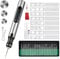 Engraving Pen with 37 Bits, USB Rechargeable Cordless Etching Engraving Tool, Portable DIY Rotary Engraver for Jewelry Wood Glass Stone Carving (Silver)