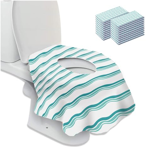 20 XL Toilet Seat Covers Disposable, Kids & Adults Travel Pack | Individually Wrapped, Waterproof, Potty Training, Toddler Liners, Travel Use