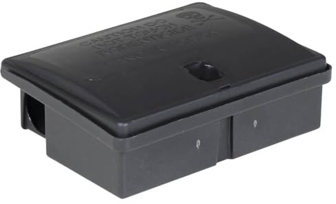 vidaXL Mausefallen 20 STK. Schwarz 13x10x4 cm
