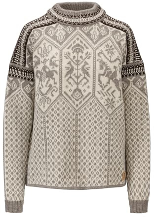 Dale of Norway 1994 Damen Sweater Vanillasugar Naturalwhite Coff Gr. M Moderner Olympiapullover mit nordischem Flair