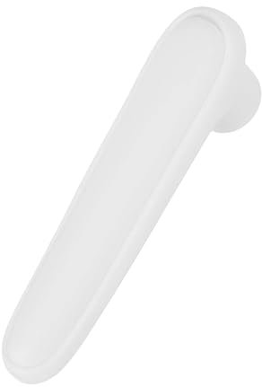 sourcing map Door Handle Covers, Silicone Safety Doors Knob Handle Protector Covers Anti-Collision Soft Doors Pull Cover for Bedrooms Bathrooms Offices, White