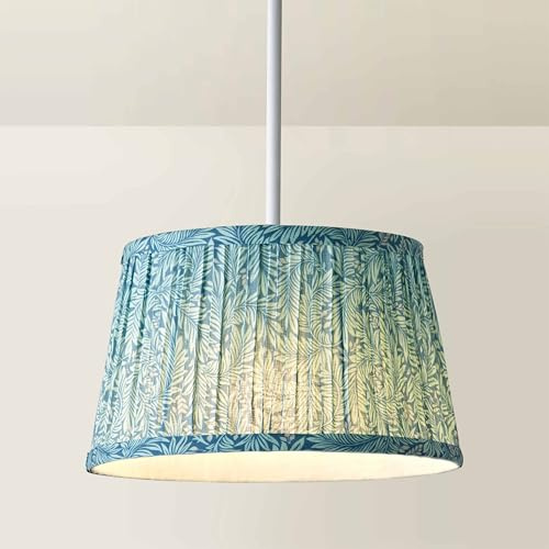 ValueLights | Alba Small Tapered Leaf Pleated Ceiling Lamp Shade | Shades & Home Improvements Essential | 25cm Shade Width