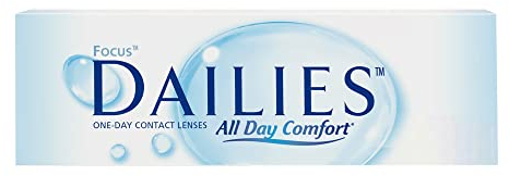 Focus Dailies All Day Comfort Tageslinsen weich, 30 Stück / BC 8.6 mm / DIA 13.8 / -10 Dioptrien