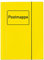 VELOFLEX 4442319 - Postmappe Velocolor, DIN A4, Eckspannermappe, Ordnungsmappe, Sammelmappe, Karton, gelb, 1 Stück