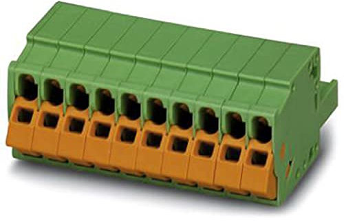 PHOENIX CONTACT QC 1,5/8-ST Leiterplattenstecker, 12 A, 630 V, 1,5 mm² Nennquerschnitt, Grün, 8 Anzahl der Potenziale, QC 1,5/..-ST Artikelfamilie, 5 mm Rastermaß, 50 Stück