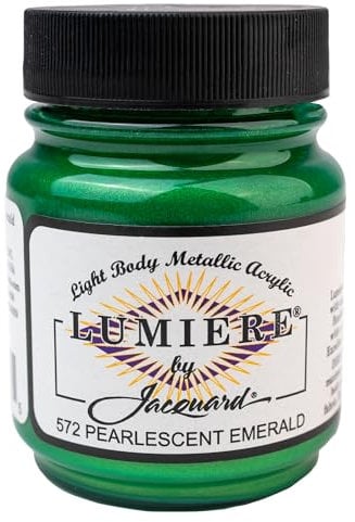 Jacquard Lumire pintura perla esmeralda 2.25Oz