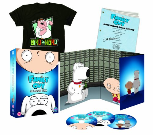 Family Guy - Season 10 (150th Episode Anniversary Edition with T-Shirt and Script)