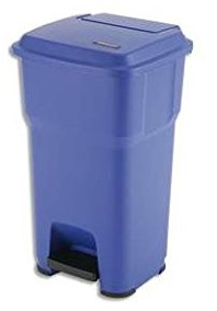Vileda Abfallbehälter Hera 60l Pedalbehälter (Blau)