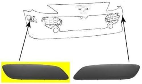 Prasco - PG4221243 - Peugeot - 307 - Mod. 09/05-01/09 - Zierleiste Aussen Rechts Stosstange Vorne-Grundiert