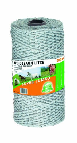 Weidezaun Litze Jumbo 200m 6 Niro 3,87 Ohm/m