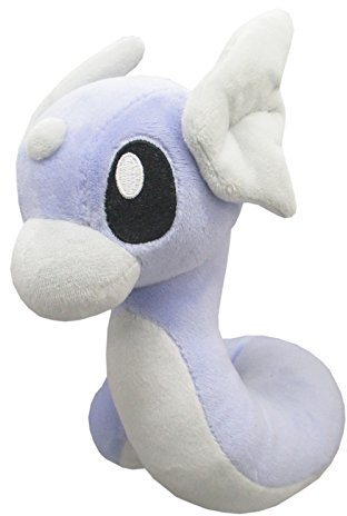 Unbekannt Sanei Boeki Pocket Monsters All Star Collection Plush Doll PP99 Minilube (S) Plush Doll Height 18 cm Dratini Minidraco Dratini
