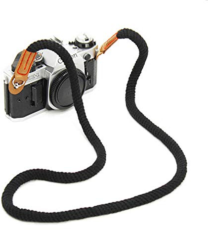 Retro Kameragurt Universal Camera Strap Schultergurt Hals Trageriemen aus weichem Baumwoll für Systemkameras Runder Kamera Gurt Handgelenkriemen passend für Nikon, Sony, Olympus, Fuji