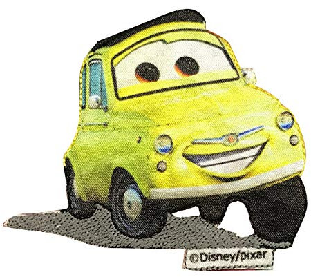Panini Tessuti, Aufnäher zum Aufbügeln für Stoffe, Aufnäher zum Aufbügeln, Disney World (Cars Luigi)