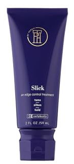 TPH BY TARAJI Slick Edge Control Behandlung mit Rizinusöl, seidige Haarstyling-Creme für Kanten, Babyhaare für lockiges und lockiges Haar, tierversuchsfrei, vegane Kantenkontrolle für schwarzes Haar