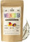 Premium Wellness Tee - Entspannung geschenk - Entgiftungskur - Kräutertee Mischung - Grüner Tee lose, Spirulina, Kurkuma, Ingwer, Mango, Papaya, Kiwi, Maracuja - Früchtetee - Natürliche Zutaten 100g