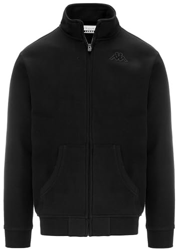 Kappa ZENTIL Jkt - Maglia di Tuta Uomo, Nero,