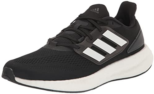 adidas Herren Pureboost 22 Laufschuh, Core Black/Core Black/Carbon, 43 EU