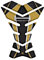 Paraserbatoio.it Adesivo effetto 3D Protezione Paraserbatoio resinato, Compatibile con HONDA Hornet CB 500 600 900 1000 V1 Oro